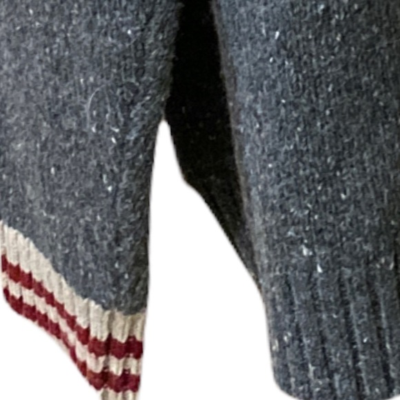 Ruff Hewn Marled Charcoal Gray Hooded Sweater - Picture 5 of 11